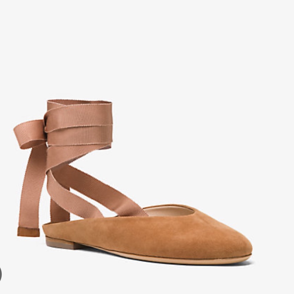 Michael Kors Collection Cigar Maren Lace Up Flats